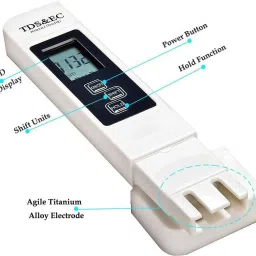 goodsbazaar COM-80 TDS + EC + TEMP Meter with Backlight & ATC Water Purity Tester Digital TDS Meter image 3