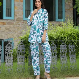 leriya fashion Tunic Pant Co-ords Set-picture-43