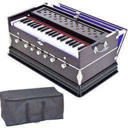 Bass Reed & Male Reed Double Fold Bellow & 39 Keys Harmonium~440Hz~Extra Height~Long Sustain Sound~Yoga~Bhajan~Kirtan~Dj with bag 3.25 Octave Hand Pumped Harmonium-image-43