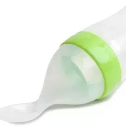 SQUEEZE FEEDING 90ML SPOON FOR 5 MONTH BABY GIRL/BOY- Silicone-27