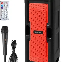 Soundpapa Party Speaker with Karaoke Mic, 50W Power, Dual 4" Woofers 50 W Bluetooth Party Speaker-18