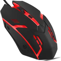D25 Robot Wired Optical Gaming Mouse with RGB LED Light,DPI Upto 1500, 1.5M USB Wire Wired Ambidextrous OpticalGaming Mouse image 2