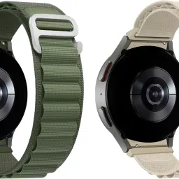 ACM Pack of 2 Watch Strap Nylon Hook for New Noise Colorfit Quad Call Elite Belt 3607215 mm Fabric Watch Strap image 2
