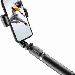 leecy Q08 Gimbal Stabilizer (3-Axis) 3 Axis Gimbal for Mobile, Camera image 5