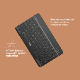 FINGERS BT-Freedom Bluetooth Laptop-size Multi-device Keyboard Compatible with Desktop, Laptop, Mac image 3