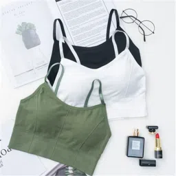 Pack of 3 Women T-Shirt Lightly Padded Bra-image-1