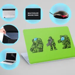 SDM 6IN1LAPTOPSKIN,SCREEN&KEYGAURD PROTECTOR,TRACKPAD,SLEEVEBAG,MOUSEPAD15.6INCH569 Combo Set-image-4
