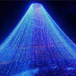 pesca 40 LEDs 11 m Blue Steady String Rice Lights image 3