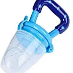 duggu kids Teether and Fruit Feeder Easy to Hold and Nibbler with Protective Cap BPA Free Teether image 2