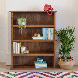 Solid Wood Open Book Shelf-25
