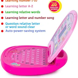 shoptoall Laptops for Kids Activity Electronics Number & Alphabet Charts for Kids image 3