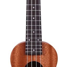 Wanderer ukulele+(Free online learning Course) Brown Mahogany wood Soprano Ukulele-1
