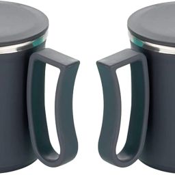 Tea/Coffee/Milk with Lid | Stainless Steel insulated Thermal Cup Stainless Steel, Plastic Coffee Mug-13