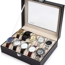 10 Slot Watch Box Watch Box-image-1