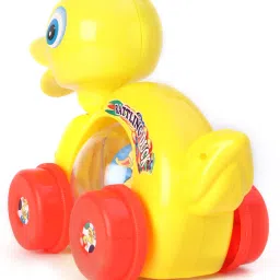 zokato Pull Along Rattling Duck - Red & Yellow image 3