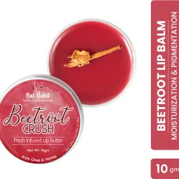 Beetroot Lip Balm for Lip Lightening, Lip Mask for Dark Lips | Natural, Ayurvedic Lip Care | Fresh Kitchenmade, Desi Ghee, Raw Honey, Shea, Beetroot, Vitamin E | Express Dry Lips Repair, 10g Beetroot-image-69