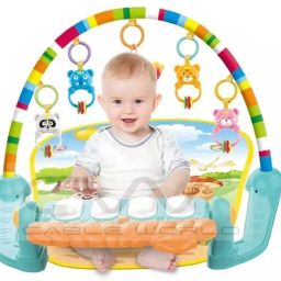 Newborn Baby Gym Mat with Sound Piano and Animal Hanging Toys-picture-17