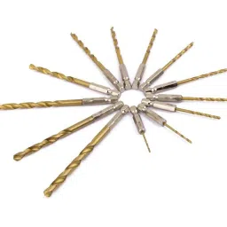 rehtrad 13 Pieces Hex Shank Quick change Cobalt Drill Bit Set image 3