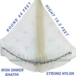 a to z 1+2 16mm cast net 3.5kg,hight 10.5 ft,round 44ft Fishing Net image 3