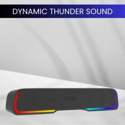 FRONY Audio Bar (PORTABLE HOME THEATER SOUNDBAR) Dynamic Thunder Sound & RGB LightA403 25 W Bluetooth Soundbar-image-74