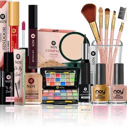 noy Waterproof Makeup Combo Kit 15Pcs Beauty For Women High Pigmentation NO#601-picture-3