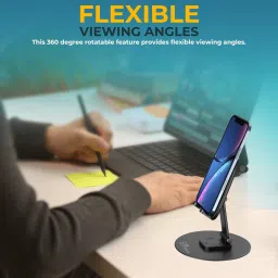 ELV DIRECT Mobile Stand Adjustable Foldable 360 Degree Rotation Cellphone Holder Stand for Mobile Holder image 5