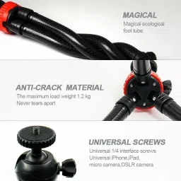 Speeqo Super flexbile 360 rotating gorilla mobile holder/stand with ball head Tripod image 4