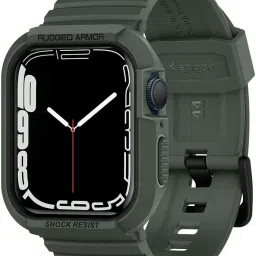 Spigen Rugged Armor Pro Cover Case Compatible with Apple Watch Series 7 (45mm) | Series 6 | SE | Series 5 | Series 4 (44mm)-image-32