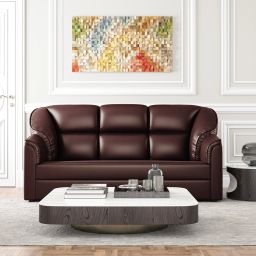 Leatherette 3 SeaterSofa-image-78