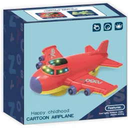 Airplane Aircraft Toy for Kids with Lights & Music-11