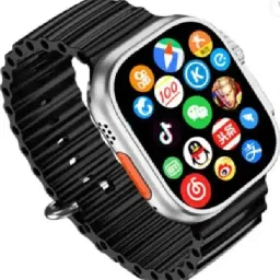 CHG T800 Ultra Biggest Display Smart Watch with Bt Calling Wireless ChargS49 42 mm Silicone Watch Strap-image-66