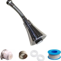 360 Degree Rotating Tap 3-Gear Faucet Nozzle Aerator for Kitchen Bathroom Faucet Nozzle-image-86