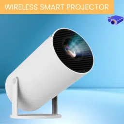 CLAIRBELL Mini HD Projector for Home 4KSupport With Built-in App Netflix/Prime/YouTubeB172 (4500 lm / 1 Speaker / Wireless / Remote Controller) Portable Projector-15