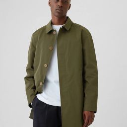 Polyester Solid Coat For Men-image-91