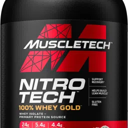 NitroTech 100% Whey Gold for Muscle Support & Recovery - Primary Source Isolate Whey Protein-13