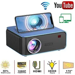 VOLTAC Mini Projector WIFI Android IOS Full HD 1080P Miracast Youtube TVStick HDMI USB (5000 lm) Portable Projector-20