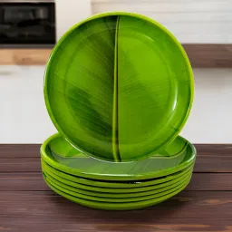 Serve Snacks in Style with our Melamine Plates Perfect for Kitchen Half Plate-0