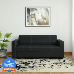 Cosmo Leatherette 3 SeaterSofa-image-19