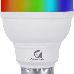 glowing night 9 W Basic Round B22 LED Bulb image 2