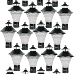 bene Outdoor Lamp Geruit (Black, 18 Cms, Pack of 20 Pcs) Gate Light Outdoor Lamp-picture-5