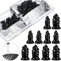 Tire Repair Rubber Screws, Vacuum Tyre Repair Nail Fast Repair(12) Tubeless Tyre Puncture Repair Kit-28