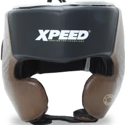 Leather Headguard for Boxing, Non Slip Fit, Multi Adjustment soft Padded Boxing Head Guard-image-73