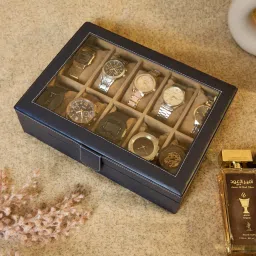 Watch case , Watch Organizer , 10 Watch Storage box Watch Box-image-94
