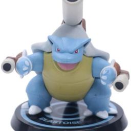 Pokemon Pikachu Action figure toy height 7-8cm (Poke Blue Yellow Round Stand)-image-30