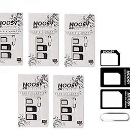 ShreeRamsamarth 4 in 1 Noosy SIM Card Adapter Kit Nano, Micro Needle for iPhone,Nokia (3 Pcs) Sim Adapter-image-99