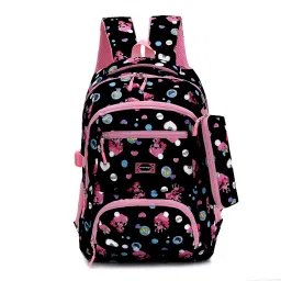 SB118_01 School Backpack College Bag Travel Bag with Pencil Pouch 2nd Standard onward Waterproof School Bag-image-16