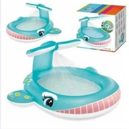 tiny tales Whale Inflatable Pool Spray Water (IND*6512) With Free Electric Pump Inflatable Swimming Pool-picture-45
