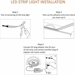 qualstar 18 LEDs 0.5 m Multicolor Steady String Rice Lights image 2