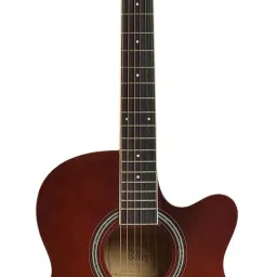 B40L 40" Acoustic Guitar Kit Inbuilt Truss Rod with Bag, Strap, Strings & Picks Acoustic Guitar Linden Wood, Okoume Spruce Right Hand Orientation-image-84