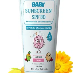 Sunscreen - SPF 50 PA++ Baby Sunscreen with Calendula Extracts and Mango Butter-image-67